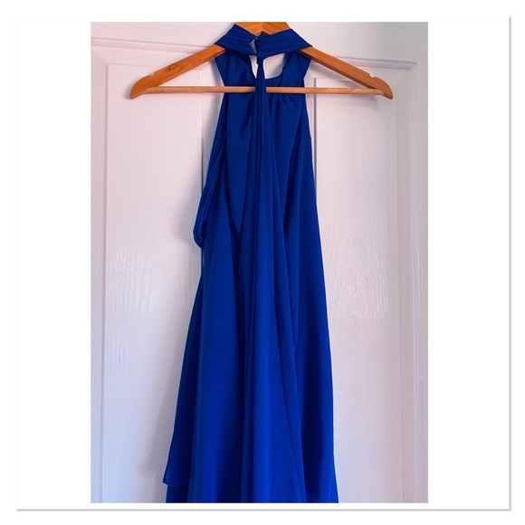 Carla Zampatti Blue Floaty Formal Dress - Picture 6 of 8